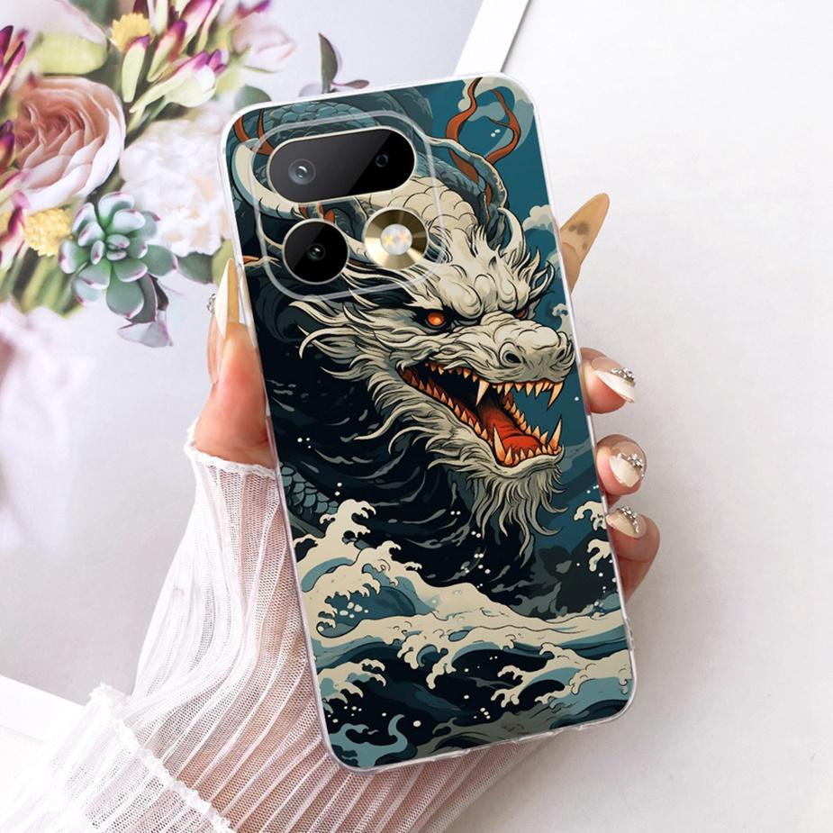 Чехол для Realme 16 Pro 5G RMX5121 Роскошный чехол с рисунком цветов Мягкий тонкий чехол для телефона Для Realme 16 Pro Plus Realme16 Pro+ 5G Сумки