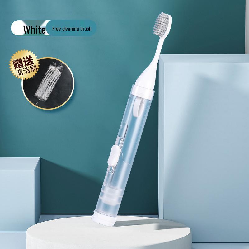 ETRAVEL Yilv 2-in-1 Mini Folding Orthodontic Travel Toothbrush and Toothpaste