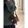 Dachshund Cartoon Plush Doll Shoulder Crossbody Handbag
