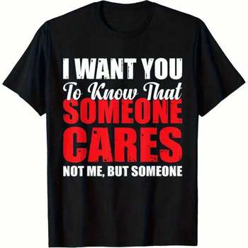 Cotton Men Funny Slogan Graphic Tee, Bold Red White Text, Soft Crew Neck, Comfort Heavyweight Casual Statement Top