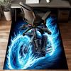 Eerie Frozen Phantom Floor Mat for Living Room, Game Rooms, Office, Bedroom, Office Floor Mat Playful Design, Christmas fan gifts