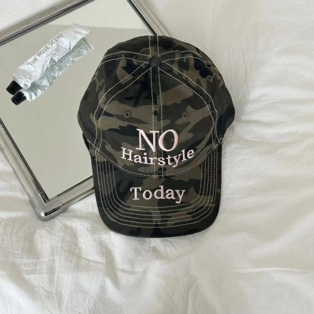 Adjustable Camouflage Baseball Cap Cotton Sunscreen Hats Embroidery Baseball Hats for Men Women