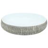 Countertop Basin Grey and Blue Oval 59 x 40 x 15 cm Ceramic