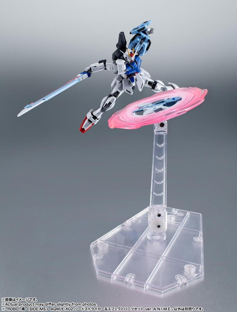 TAMASHII NATIONS ROBOT SPIRITS Mobile Suit Gundam SEED Sword Striker Effect Parts Set Approximately 165mm ABS PVC Painted Movable Figure AQM/E-X02 &