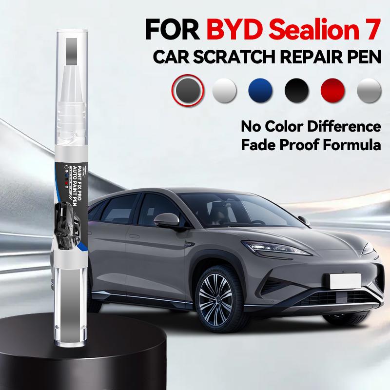 For BYD SEALION 7 Car Paint Repair Pen Touch Up Scratch Remover DIY Auto Accessories White Purple Black Atlantis Grey