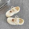 Little White Shoes Women's 2025 New Popular Casual Versatile Chic Shoes Fashionable Platform Campus Style Retro Board Shoes