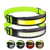 Sensor Powerful LED Headlamp Torch COB Headlight Waterproof USB Rechargeable Head Lamp Built-in Battery Flashlight Work Light