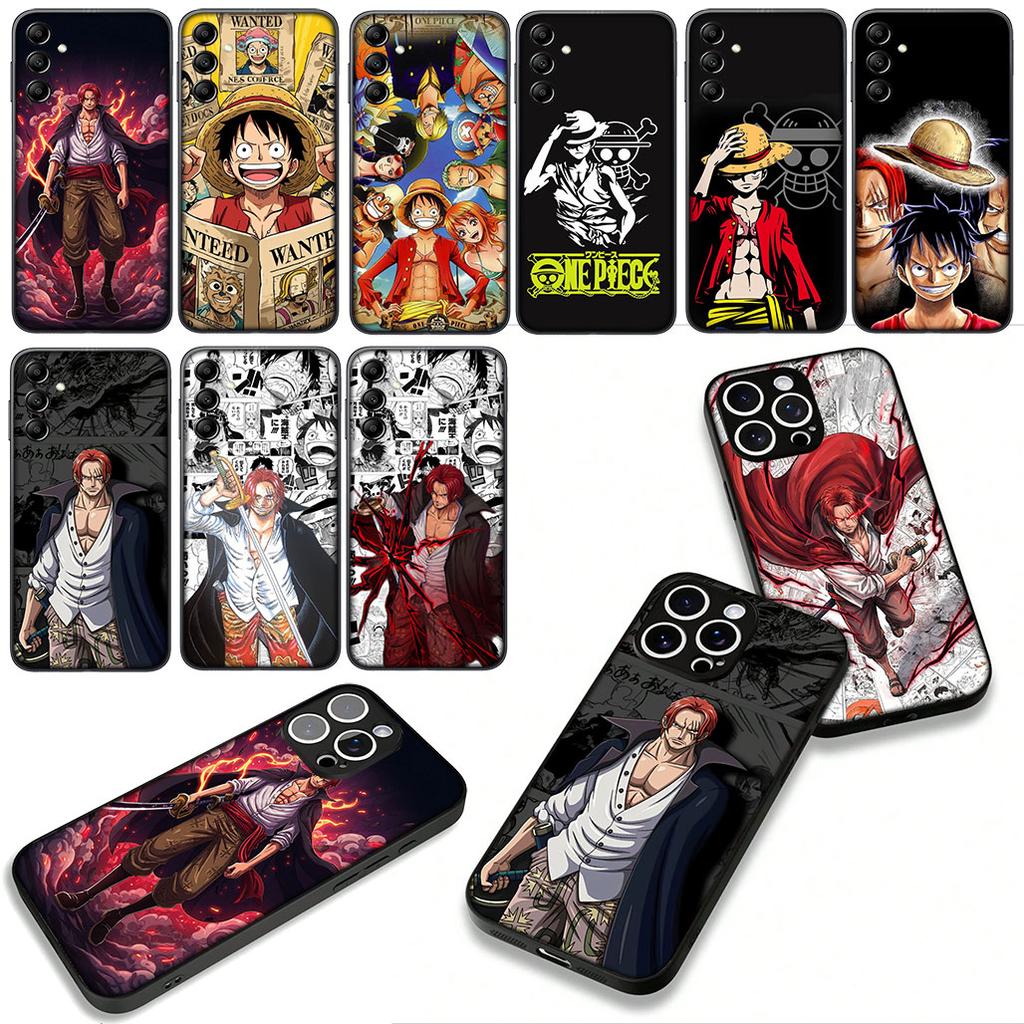 Anime Shanks Luffy One Piece for Motorola Moto G54 G05 G24 G55 G75 G85 G15 G57 G86 Power Edge 50 30 Ultra Fusion neo Pro Case