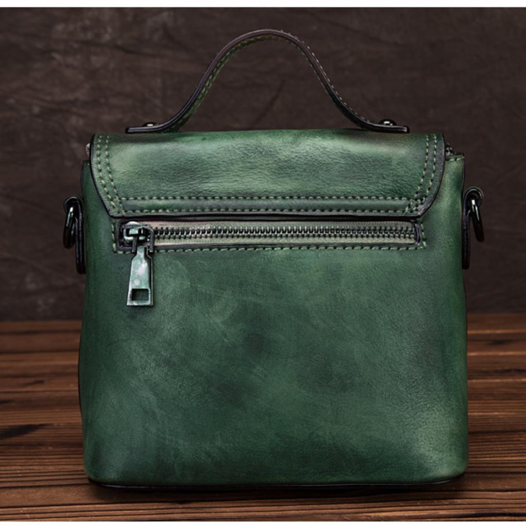 Маленькая квадратная сумка на одно плечо из коровьей кожи Баотоу, простая повседневная сумка в стиле ретро