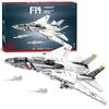 1443PCS Military Tomcat F14 Fighter Aircraft Building Blocks MOC Carrier-Base Fighter Model Bricks Set Holiday Gifts Kids Toys