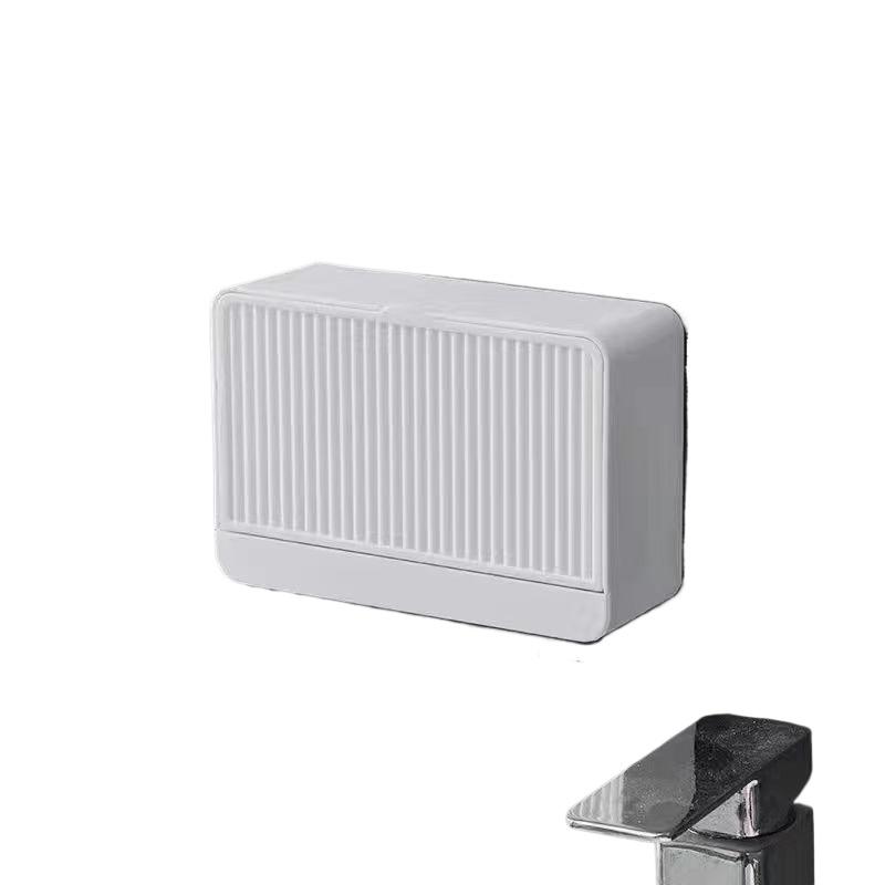 Креативная настенная коробка для мыла с крышкой, двойная решетка, стойка для слива мыла, держатель для мыла в ванной, аксессуары для ванной комнаты