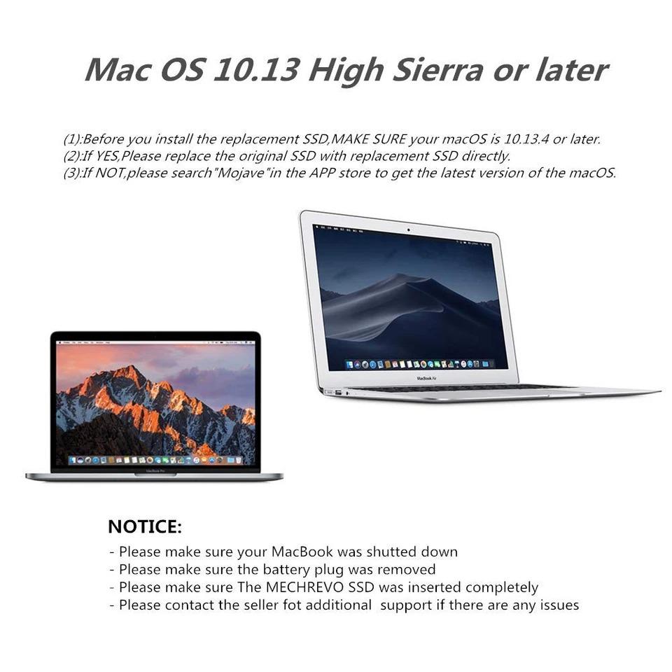 M.2 NVME SSD Convert Adapter Card for MacBook Air Pro Retina 2013-2017 NVME/AHCI SSD For A1465 A1466 A1398 A1502 Upgraded Kit