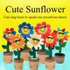 Dancing Sunflower Cactus Children's Toys That Can Sing and Talk Educational Fun Gifts with Recording Function Baby Toys