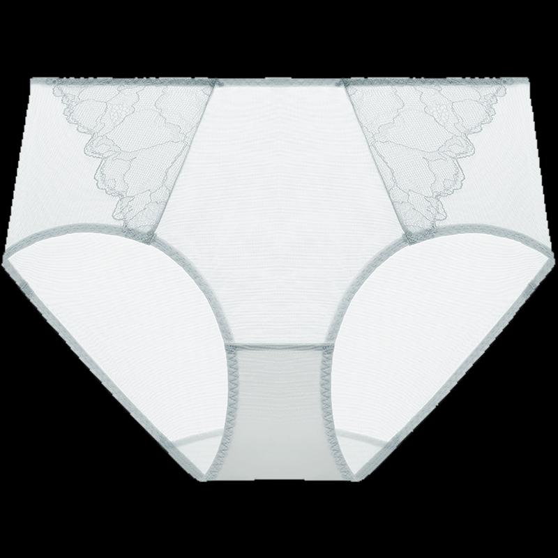 Женские кружевные бесшовные трусы-слипы Audiffren с эффектом пуш-ап и средней посадкой XP4504