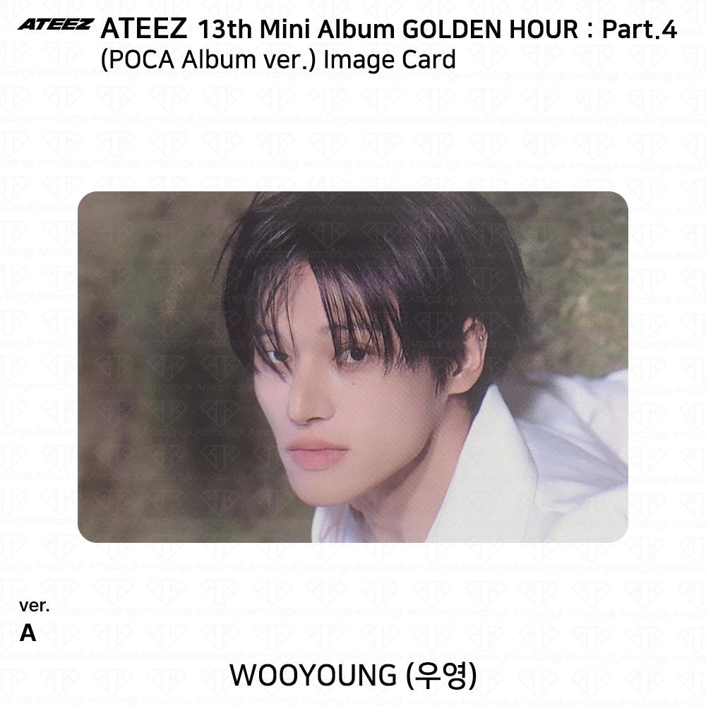 ATEEZ 13-й мини-альбом Golden Hour Часть 4 POCA Альбом версия. Фотокарта