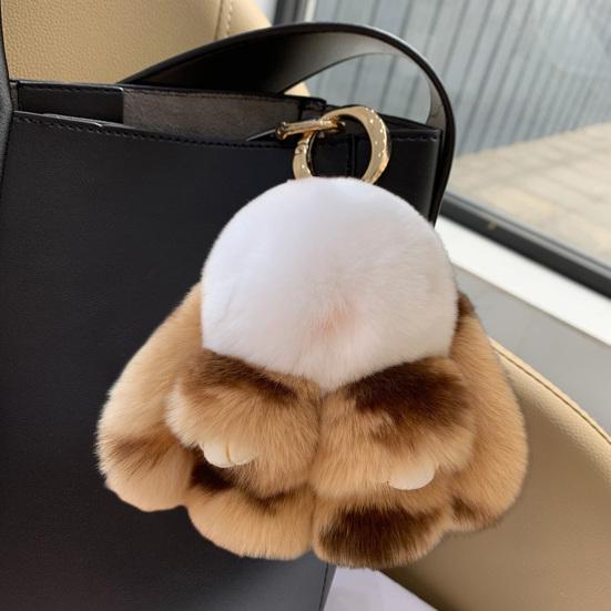 Плюшевый кролик, супер милый кролик, мягкая подвеска из искусственного меха, кукла, плюшевая игрушка