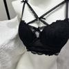 Сексуальные бюстгальтеры с крестообразным лифчиком, нижнее белье с открытой спиной, милые бюстгальтеры для девочек, модное женское белье, кружевные бюстгальтеры