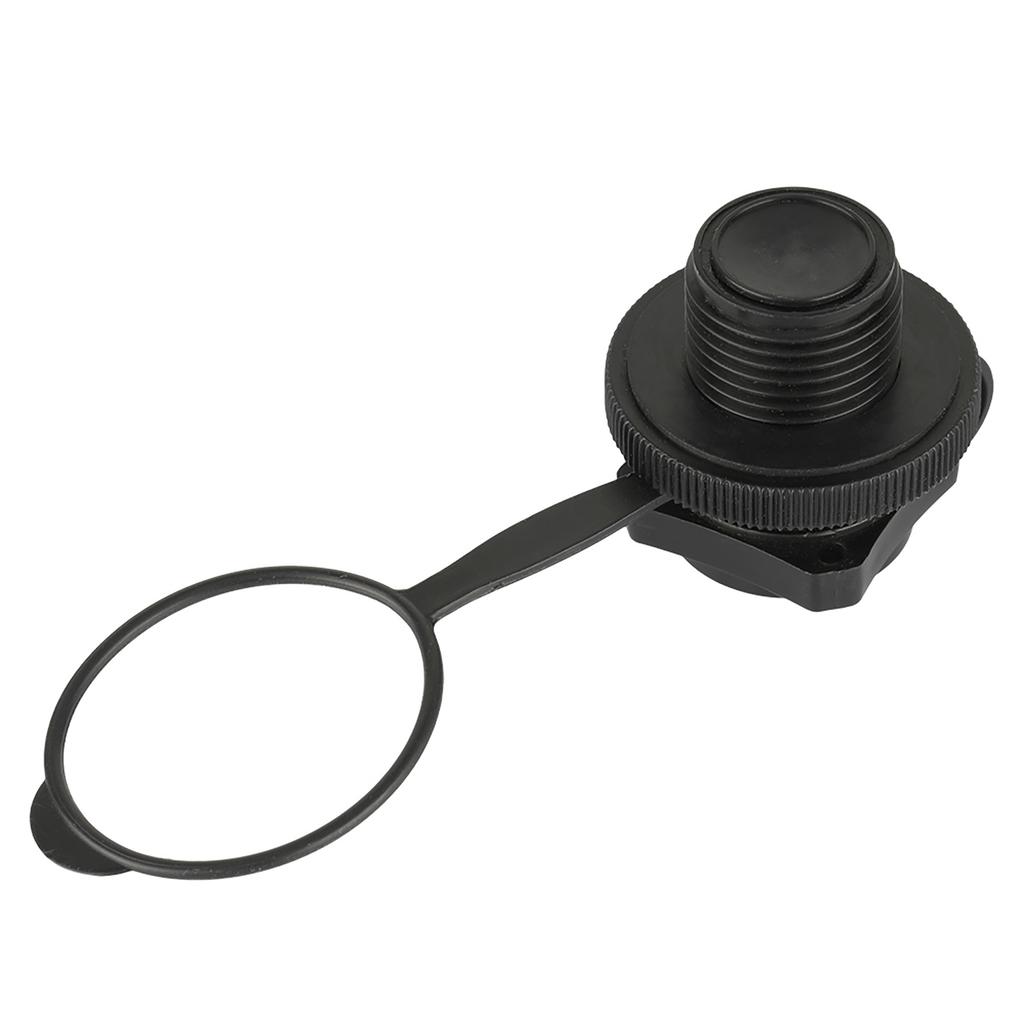 Черный пластиковый надувной лодочный сменный воздушный клапан, наружный диаметр 22,9 мм