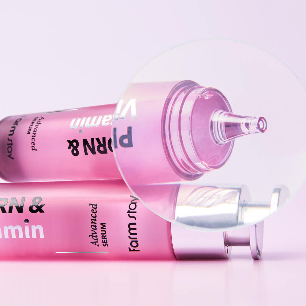 Farmstay PDRN & Vitamin Advanced Serum 30ml Sodium DNA Niacinamide Vitamin C Hyaluronic Acid Brightening Firming Face Serum