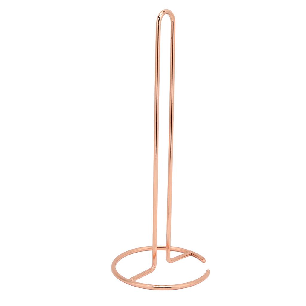 Wrought Iron Tissue Holder Smoother Surfaces Simple 1 Piece Molding Tissue Reserve Paper Holder for Office Kitchen