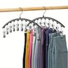 Legging Organizer for Closet, Pants Hangers with10 Clips Holds Space Saving Hanging Closet Organizer