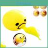 Amusing Squishy Puking Egg Yolk Stress Ball With Soft Yellow Goop Ideal For Kids Gifts