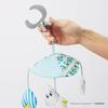 DADWAY MOOMIN BABY Мини-игрушечная коляска с креплением для автокресла и идеально подходящая для прогулок с вашим малышом. Звуки карусели, (TYMB0091021)