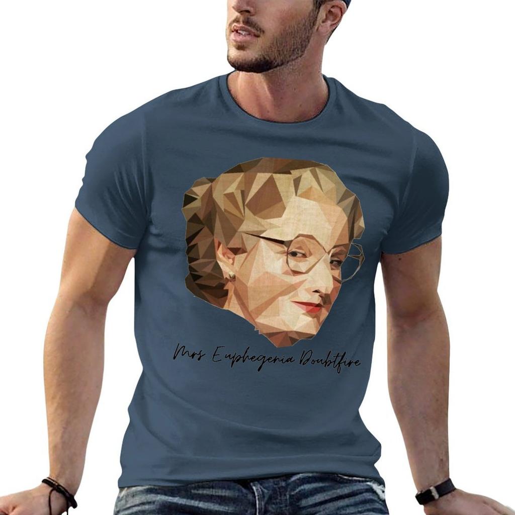 Mrs Doubtfire Robin Williams TShirt man t shirt designer anime tshirt TShirt