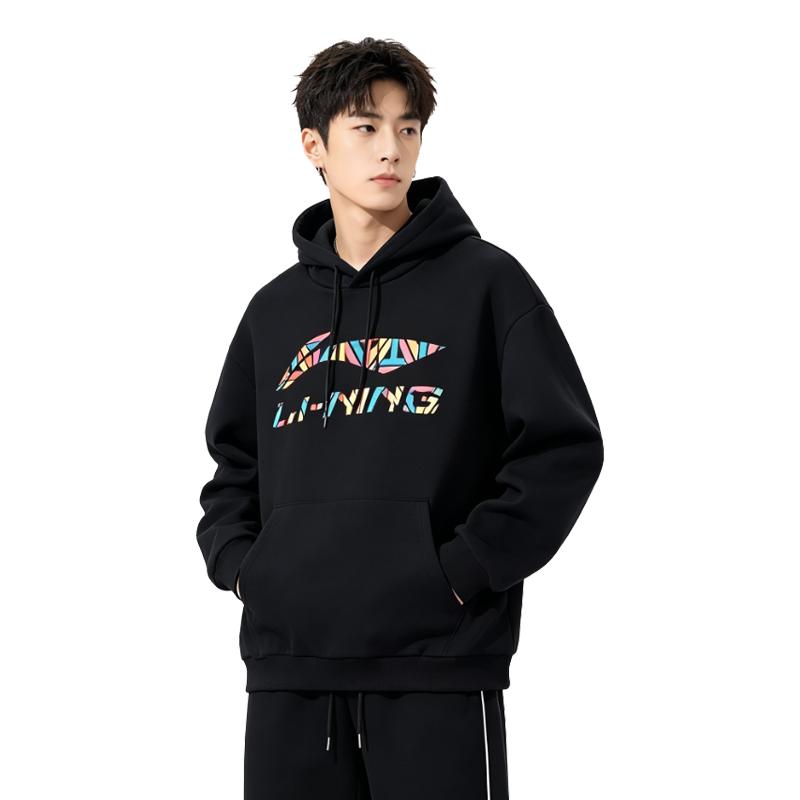 Men's Sweatshirt Li-Ning Sweatshirt Sets Men's Hooded (Non-detachable) Moderate