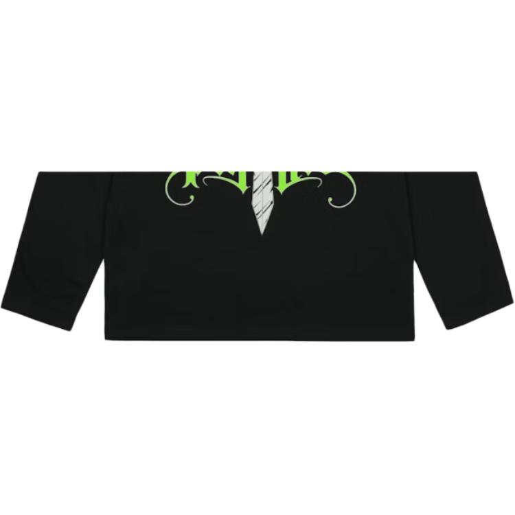 Palace Унисекс топы с длинным рукавом Wingspan черного цвета P29LS008