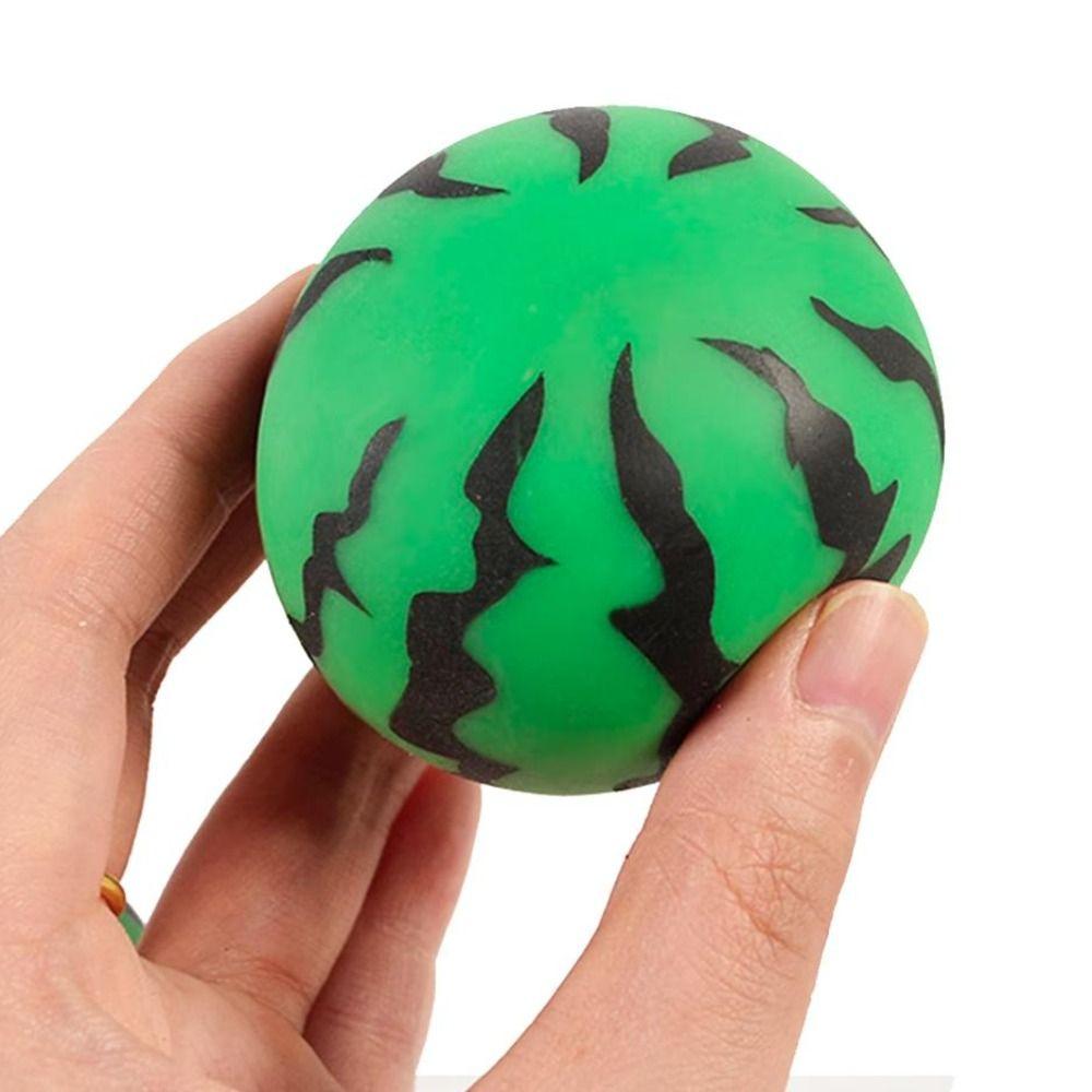Cute Summer Watermelon Squeeze Toy Realistic Slow Rebound Toy Sensory Fidget Ball Student Prize