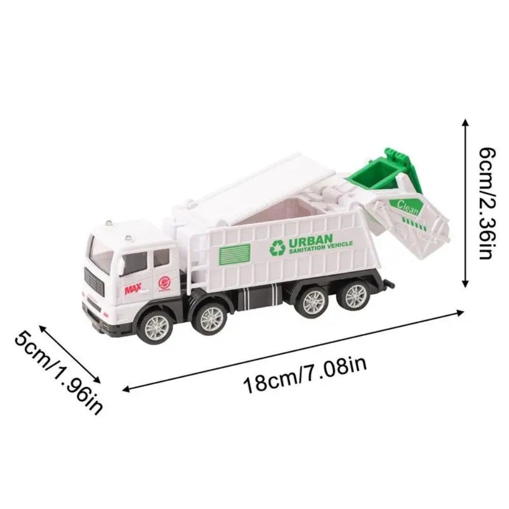 Rescue Car Garbage Truck Toy Sanitation Vehicle Car Toy Model Simulation Car Toy  Kids Toddler