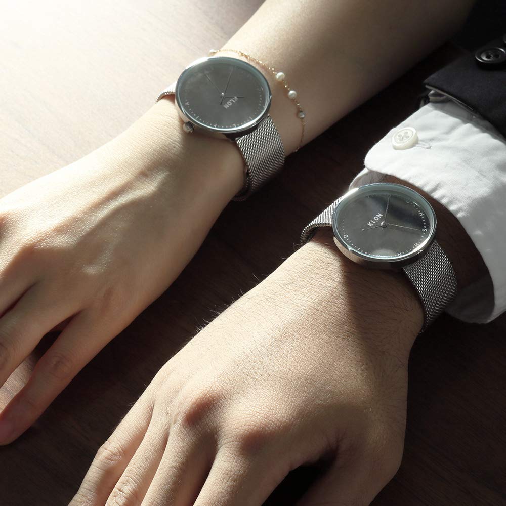 Часы Зеркало Зеркальная Поверхность Простые Стильные Серебряные KLON RH simply JOE 40 мм одинарные Женские Мужские (предмет ДЖО)