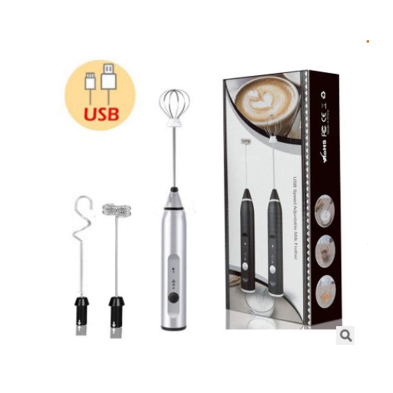 Электрический вспениватель молока, ручной беспроводной блендер, USB мини-кофеварка, миксер для взбивания капучино, крем, взбиватель яиц, пищевой блендер