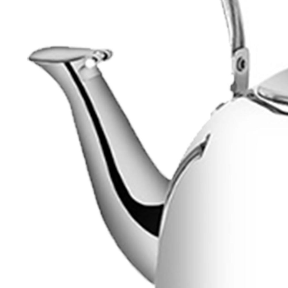 Stainless Steel Stovetop Teapot Folding Handle Whistling Tea Kettle Stovetop Kettle Tea Brewing