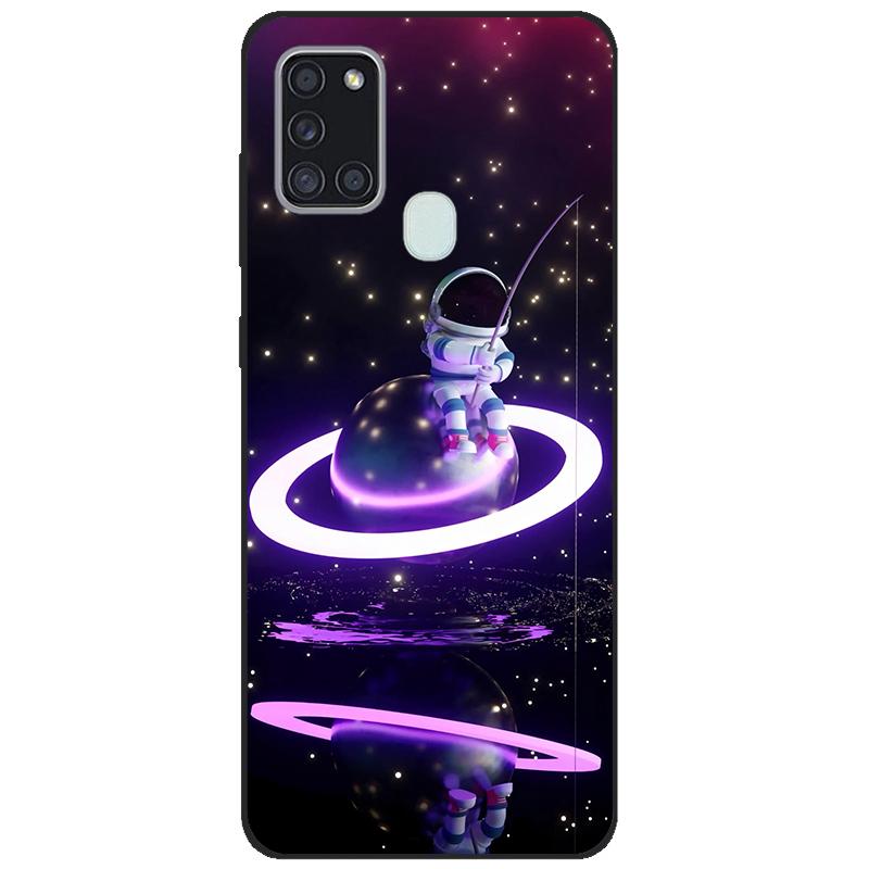 Для Samsung A21s SM-A217F/DSN Задняя крышка tpu Мягкий силиконовый чехол для телефона Для Samsung Galaxy A21s Чехол Мобильный телефон черный coque новый