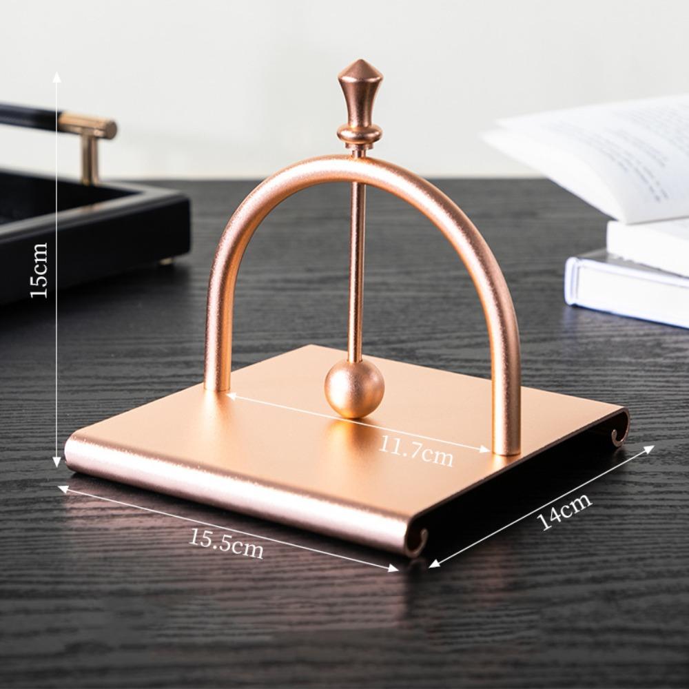 Retro Square Tissue Holder Creative Tabletop Tissue Rack Cafe Dinning Table
