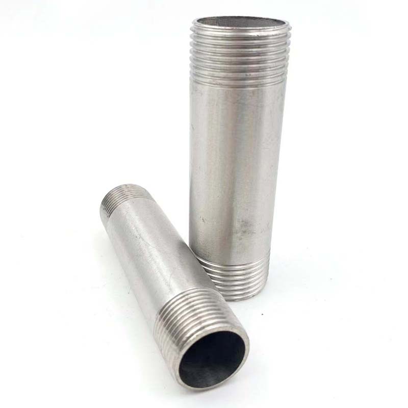 Длина 100/150/200/300 мм 1/4" 3/8" 1/2" 3/4"-2” BSP Наружная резьба Длинный ниппель 304 Нержавеющая сталь Трубный фитинг Соединитель Адаптер