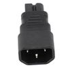 2Pcs IEC320 C14 To IEC320 C7 Power Adapter IEC320 C14 To C7 PDU UPS Extension Power Plug Adapter