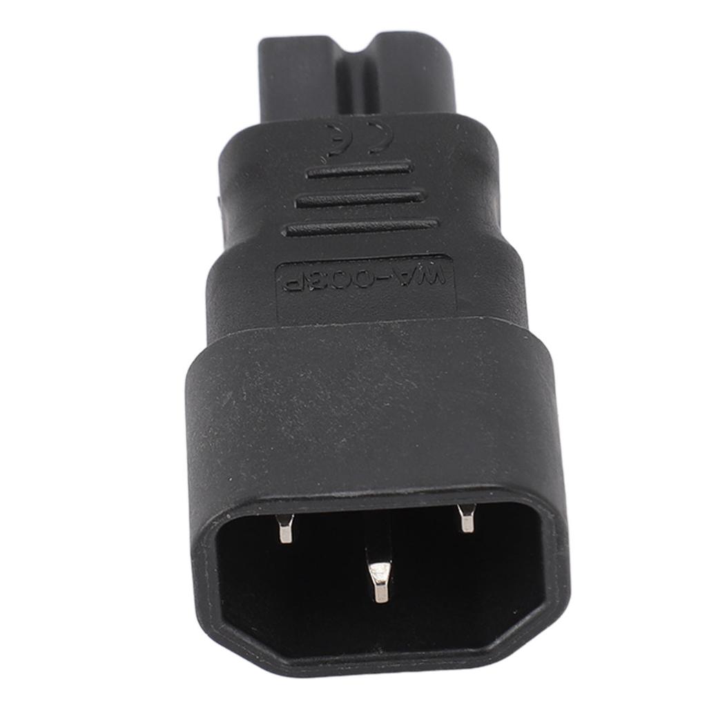2Pcs IEC320 C14 To IEC320 C7 Power Adapter IEC320 C14 To C7 PDU UPS Extension Power Plug Adapter