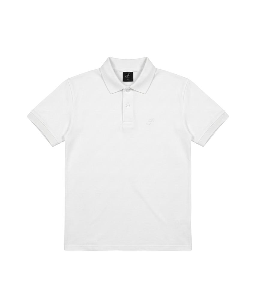 PHERMENON [2Pack] Muscle Fit Lettering Plain Collared T-Shirt (4 Colors)