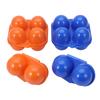 2/4 Grids Outdoor Containers Holder Organizer Case Portable Egg Tray Egg Storage Box