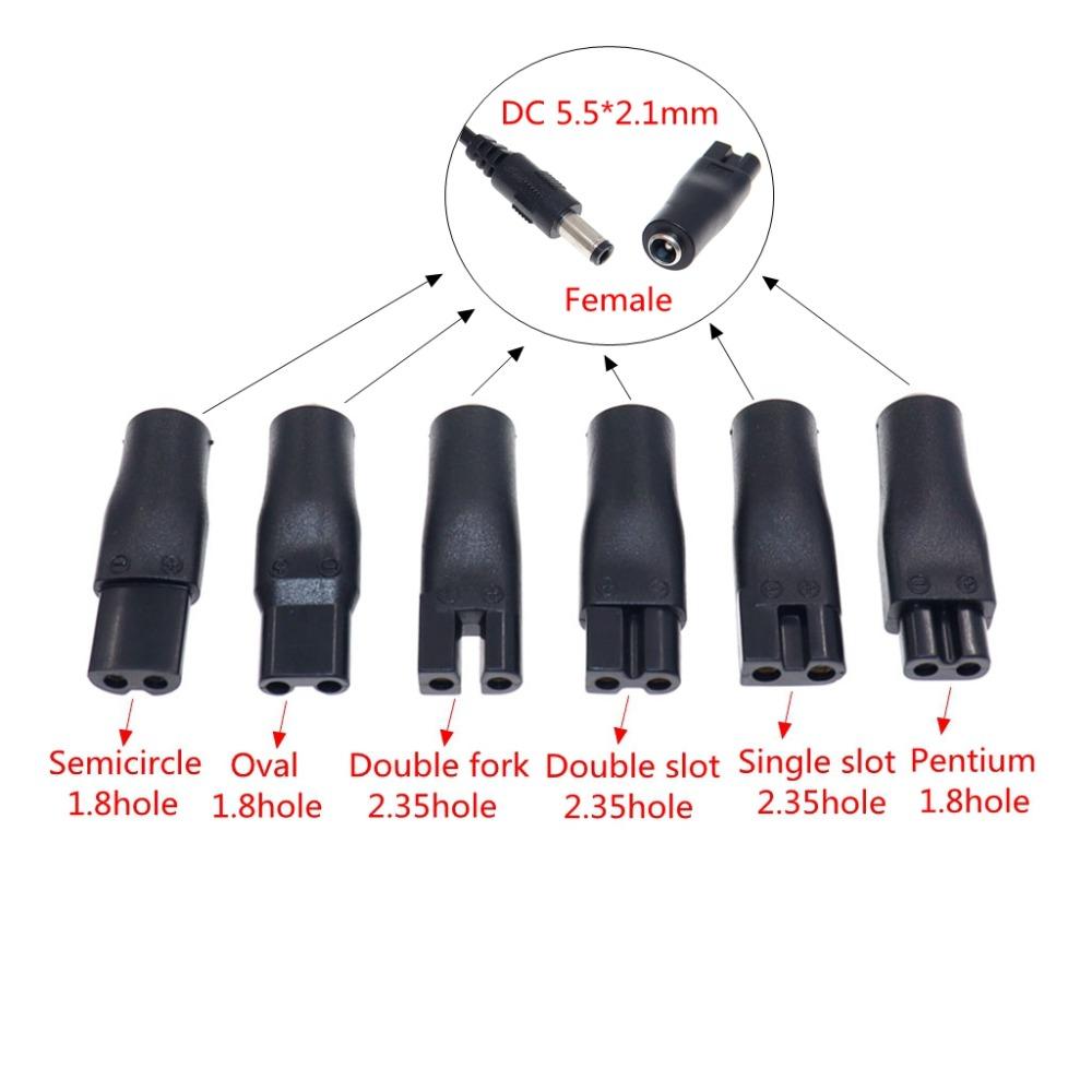 Heads Adapter Hair Clippers Cable DC Connector Razor Charger Converter Shaver Power Adapter