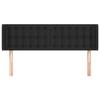 VidaXL Headboard with Ears Black 147x16x78-88 Cm Faux Leather3118858