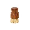 YOSHIKI Wooden Kitchen Brush, Dishwashing Brush, Scrubbing Brush, Frying Pan Brush, Sisal Brush, Cleaning Brush, Pot Brush, Dishwashing Brush, with St