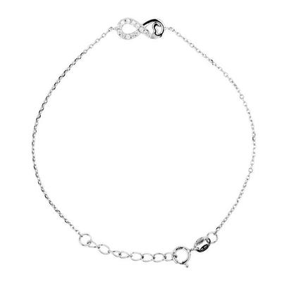 Браслет - LOVA LOLA VAN DER KEEN - Infinity - Серебро 925 пробы - Оксид циркония - Женщины
