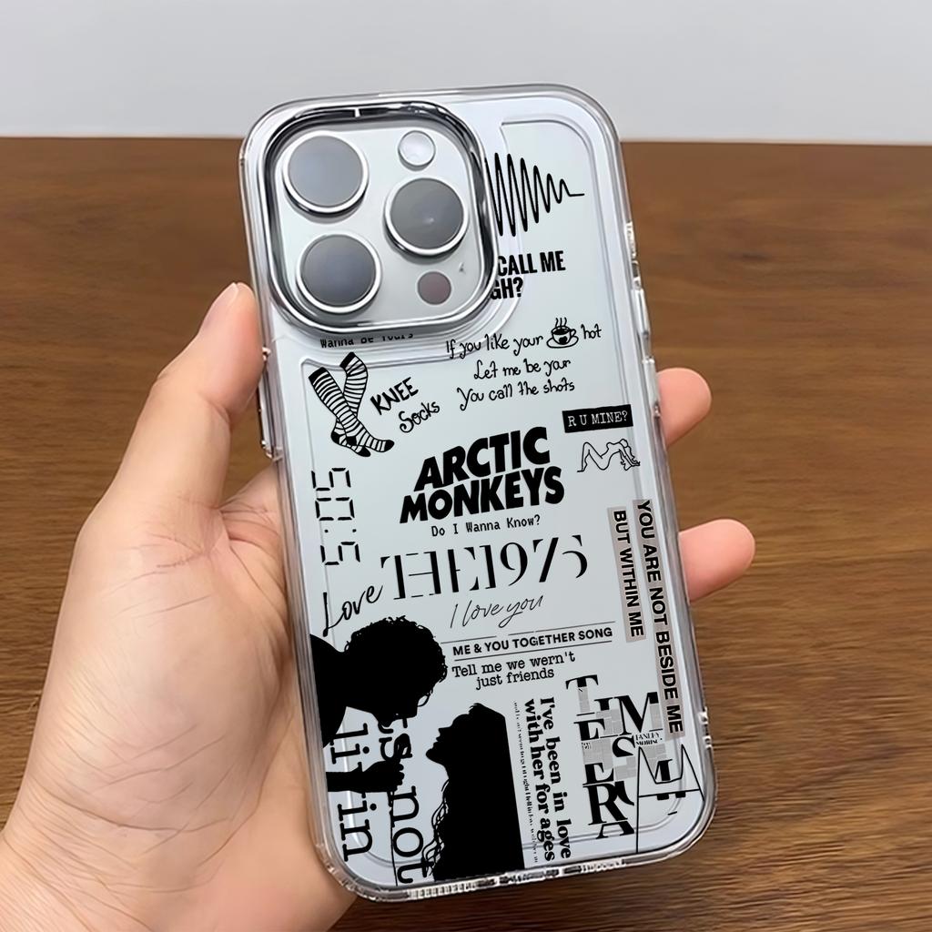Модный черный чехол для телефона Arctic Monkeys A- Для iPhone 17 16e 16 15 14 13 12 11 mini Pro Max X XR XSMAX 8 7 Air Plus Мягкий чехол