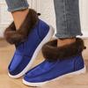 Fashion Winter Women Boots Warm Comfortable Chelsea Snow Boots Women Short Plush Casual Ankle Boots Flat Gladiator Sport Shoes for Women