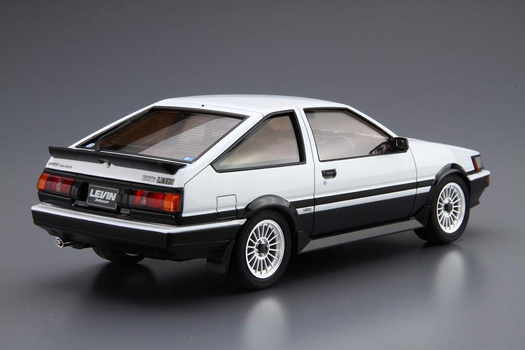 AOSHIMA Модель автомобиля серии Toyota AE86 Corolla Levin 1985 Пластиковая модель 1/24 № 17 GT-APEX