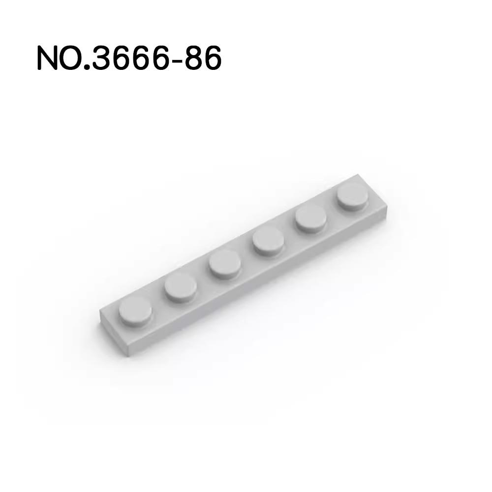 20 шт. Детали MOC 3666 Пластина 1x6 Совместимые кубики DIY Сборка Строительные блоки Частицы Детская головоломка Сборная игрушка Подарок